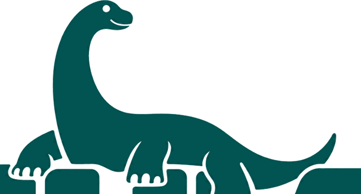 Mascote Dinossauro de Marília