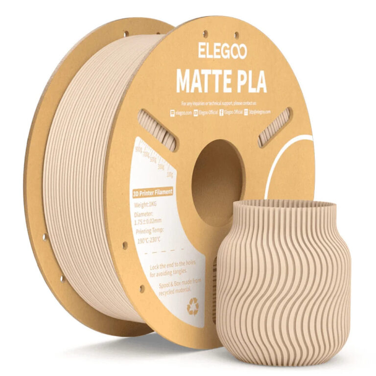Filamento Elegoo Pla Matte Bege 1.75mm 1Kg