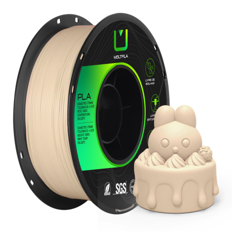 Filamento Multfila Pla Bege Nude 1.75mm 1kg